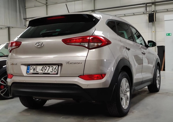 Hyundai Tucson cena 66420 przebieg: 150000, rok produkcji 2016 z Wolsztyn małe 106